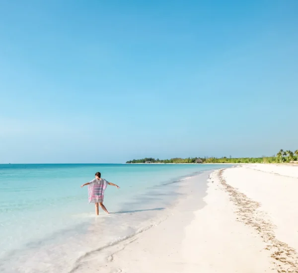 Walk on the pristine beaches
